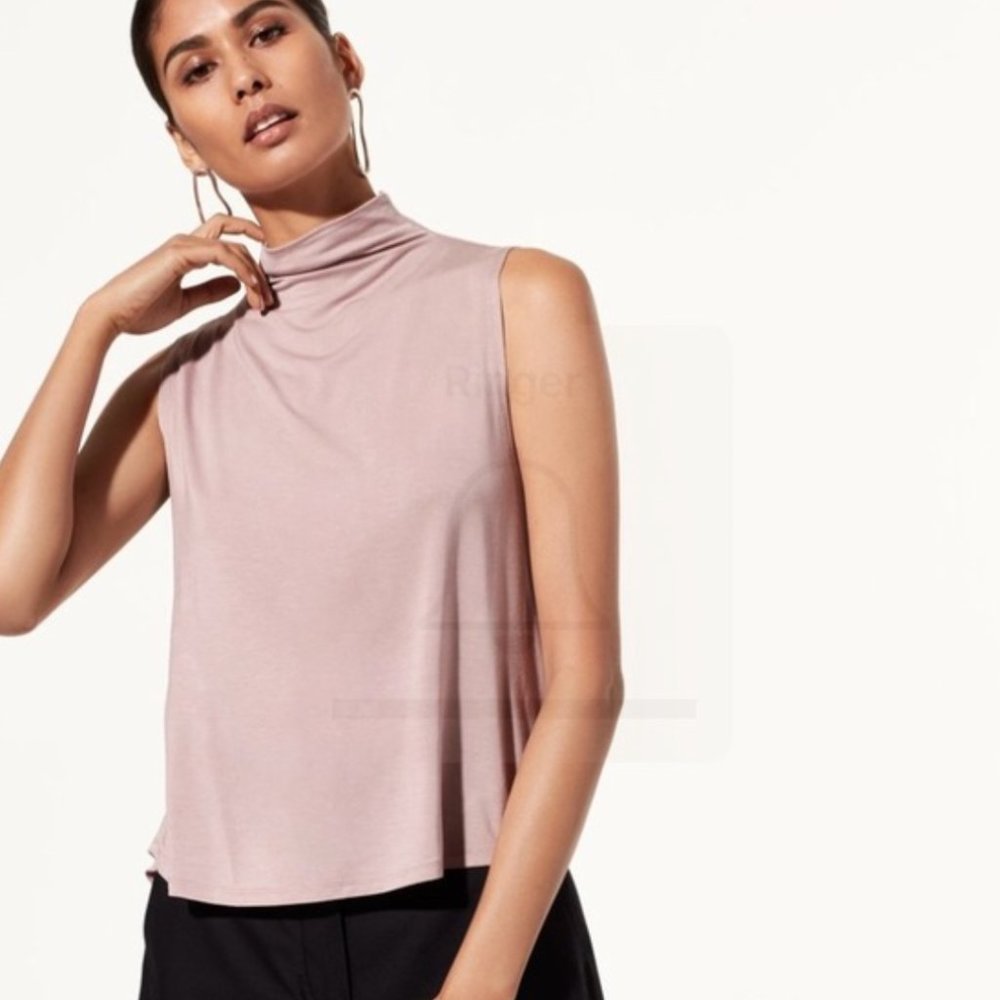 Babaton Vince T-Shirt Size XS in dusty rose